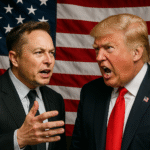 Elon Musk vs President Donald Trump